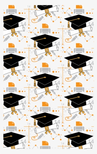 Graphic Designer Graduation Invitation Pattern On Behance - Graduation Pattern Design #8724945