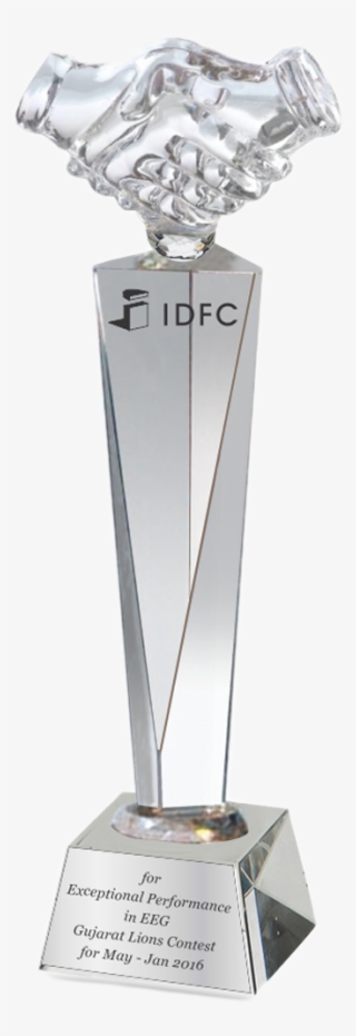 Crystal Trophies Handshake Pillar Skcg 238 A - Trophy #8725255