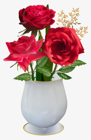 Beautiful Roses, Red Roses, Clip Art, Vase, Creations, - Flower #8725909
