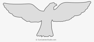 Free Goshawk Silhouette Bird Pattern Template To Print - Illustration #8727004
