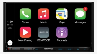 0" Wvga, Navigation System With Built-in Bluetooth, - Kenwood Apple Carplay #8728646