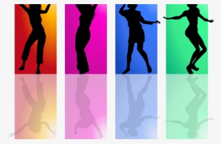 Zumba - Silhouette Of Women Dancing #8728653