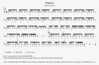Pantera Sheet Music 1 Of 1 Pages - Ваше Благородие Ноты Для Гитары #8728970