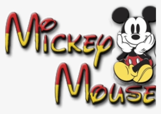 Mickey Mouse Clipart Logo - Cartoon #8729215