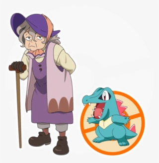Totodile - Pokemon Old Woman #8729840