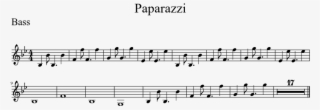 Paparazzi Bass - Sheet Music #8730612