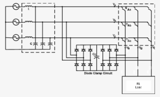 Phase Matrix Converter With Diode Clamp Circuit And - Diagram #8732183