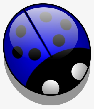 Blue Ladybug Icon - Blue Lady Bug Png #8733207