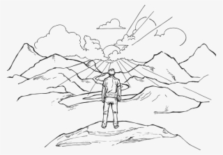 [christ Speaking] “i Came That They Might Have Life, - Line Art #8734096