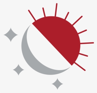 Illustration That Is Half Moon And Half Sun - Maharshi Dayanand College Logo #8734209 Illustration That Is Half Moon And Half Sun - Maharshi Dayanand College Logo #8734209