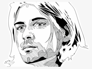 Kurt Cobain Vector Illustration Nirvana Kurt Cobain - Illustration #8734577