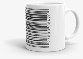Handle On Right Showing American Flag Bar Code Image - Mug #8734869