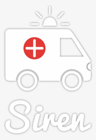 Banner Black And White Library Ambulance Clipart Siren - Loungebuddy #8735151