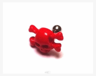 Fake Piercing Plug Tunnel Ear Studs Unisex Plastic - Bath Toy #8735337
