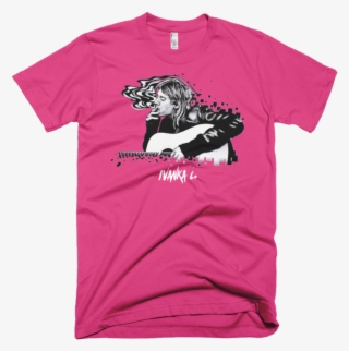 Kurt Cobain Smoking Unisex Graphic Crew T-shirt - T-shirt #8735531