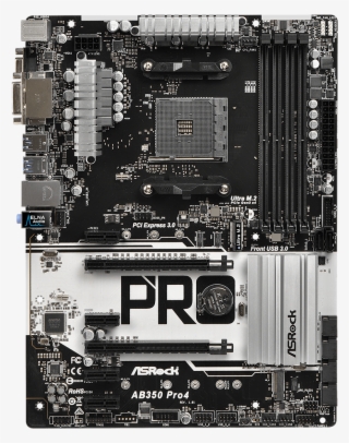 Motherboard Am4 Atx Ddr4 Ab350 Pro4 Asrock - Asrock Ab350 Pro 4 #8736098