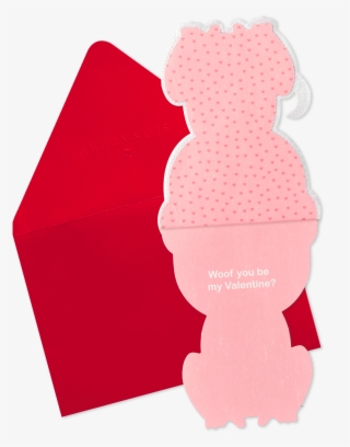 Cute Puppy Valentine Day Card For Child Greeting Cards - Illustration #8736679