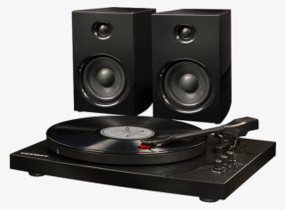 Crosley T100 Turntable System Black - Crosley T100 Turntable System #8736680