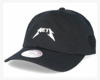 Brooklyn Nets Rock Font Dad Cap Adjustable - Obey The City Snapback Hat Black #8737912