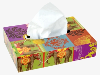 Decorative Elephant Wooden Tissue Box - Facial Tissue #8738244