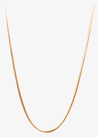 Love Lockets Rose Gold Snake Chain 50cm - Necklace #8738547