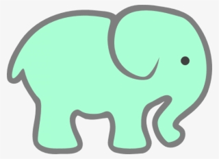 Free Png Download How To Set Use Green Baby Elephant - Baby Elephant Clipart #8738956