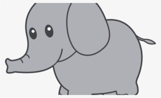 Face Clipart Baby Elephant - Clip Art Elephant Transparent #8739112