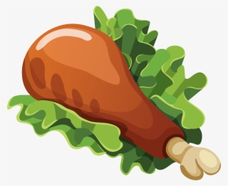 Chicken Leg Food Ketogenic Diet For Weight Loss - Table Thanksgiving Food Clipart #8739310