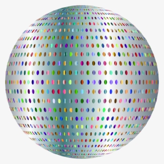 This Free Icons Png Design Of Silver Polka Dots Sphere #8739880