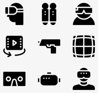 Virtual Reality - Travel Icons #8740942