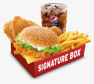 Download - Kfc Zinger Burger Set #8740989