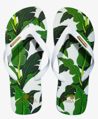 Mens Fashion Collection Banana Leaf Flip Flop Samba - Flip-flops #8741358