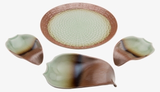 Banana Leaf Platter Set - Eye Shadow #8741606