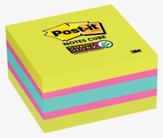 Post-it Super Stickey Notes Cube 3" X 3" 360 Sheets - Bright Post It Notes #8741689