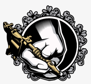 Machine Tattoo Ink Arm Artist Free Png Hq Clipart - Logo Tattoo Machine Png #8743730