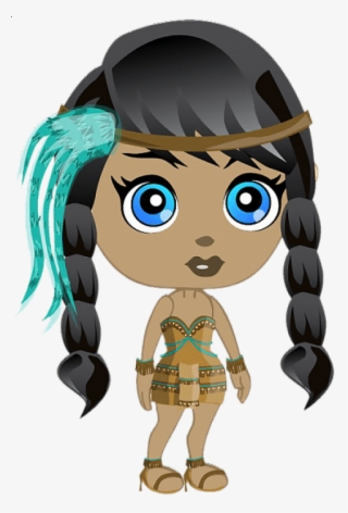 Free Png Female Native American 2010 Png - Cartoon Female Native American #8744057