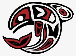Native American Clipart Pacific Northwest - Pacific Northwest Native American Art Salmon #8744149