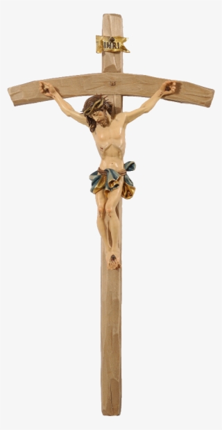 Vintage Wood Italian Crucifix #8744700