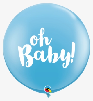 Pale Blue Latex Balloons - Circle #8745792