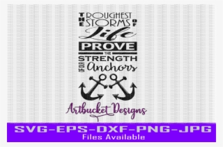 Free Prove The Strength Of Our Anchors-cutfile Crafter - Poster #8747289
