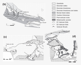 A) Simplified Structural Map Of The Variscan Pyrenees - Cartoon #8748104