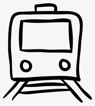 Png File - Hand Drawn Icon Train #8748290