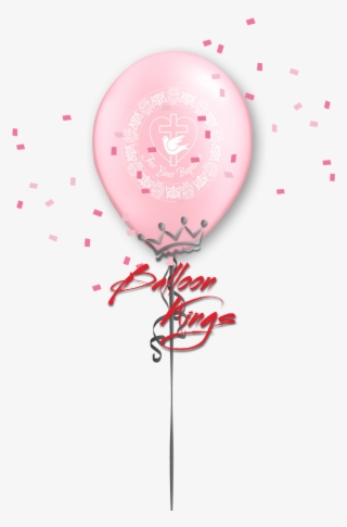 11in Latex Baptism Dove Pink - Christmas Picsart #8749303