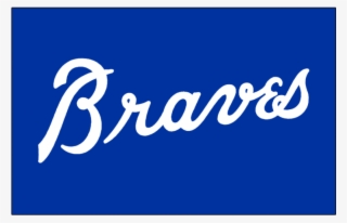 Atlanta Braves Iron On Stickers And Peel-off Decals - Calligraphy #8749602