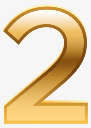 Free Png Number Two Golden Png Images Transparent #8750032