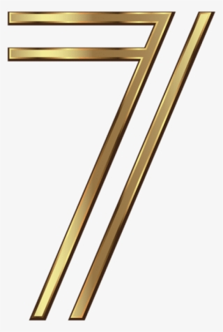 Free Png Number Seven Golden Png Images Transparent #8750344