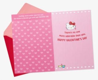 Hello Kitty® Valentine's Day Card With Stickers #8750950