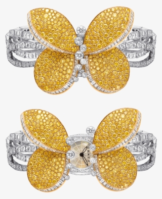 A Graff Ladies' Princess Butterfly Watch Set With Yellow - Butterfly #8751796