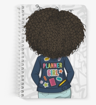 Planner Girl Notebook Mini - Cartoon #8752104