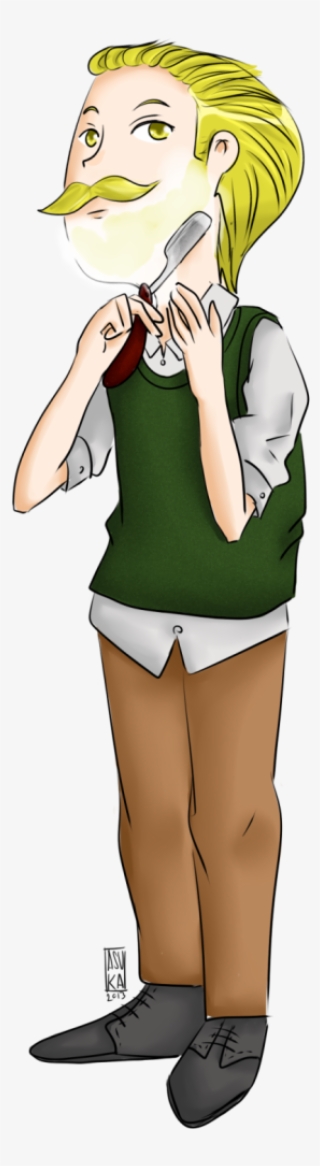 How To Shave With A Straight Razor - Cartoon #8752697